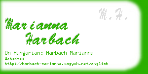 marianna harbach business card